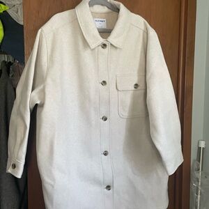 Old Navy oversized soft brushed Shaket